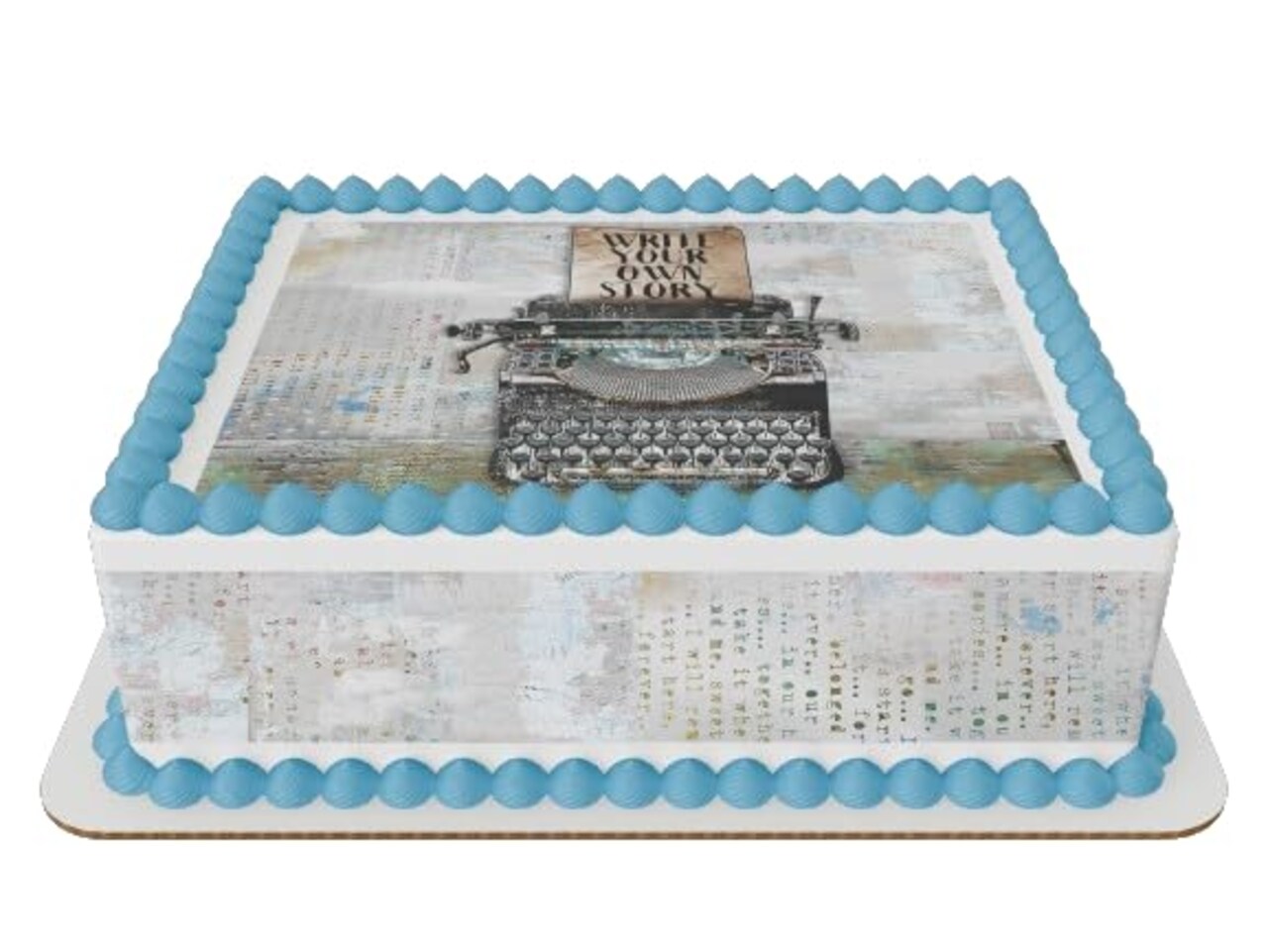 Write your Own Story Birthday Edible Icing Sheets- Assorted Image Cake Toppers-Frosting Sheets- Cookies- Cupcake Toppers